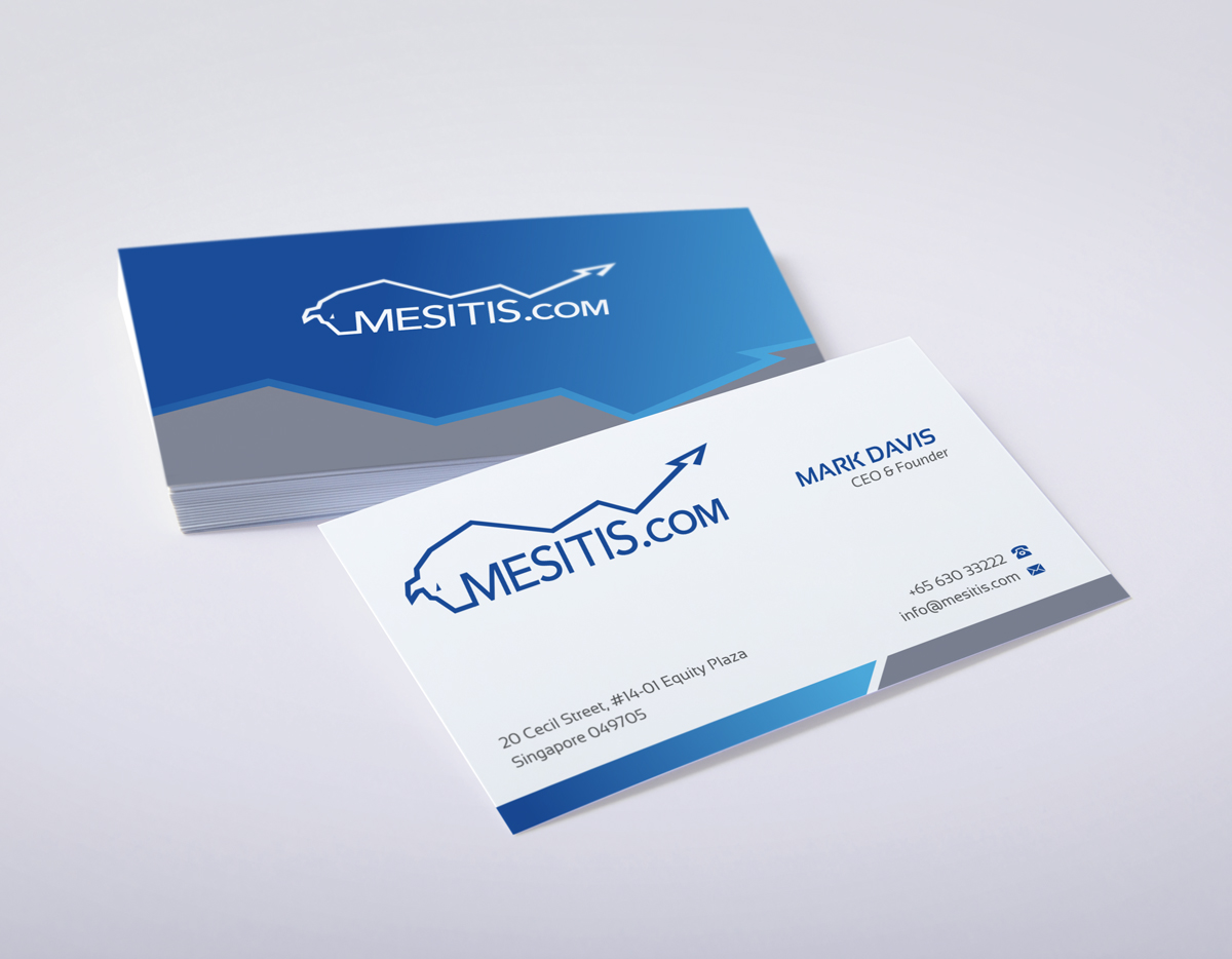 Diseño de Tarjeta de Presentación por logodentity para Mesitis Capital Pte Ltd | Diseño #2367438