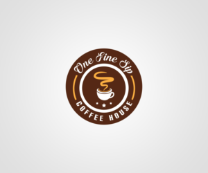 Logo Design by Patrick07 for One Fine Sip Coffee House | Design #11838383