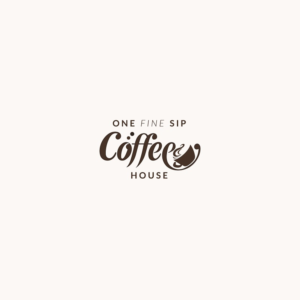 Logo Design by damis for One Fine Sip Coffee House | Design: #11838034
