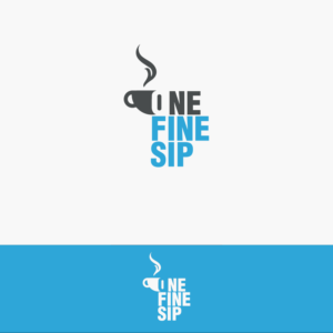 Logo Design by MJDesign for One Fine Sip Coffee House | Design: #11831415