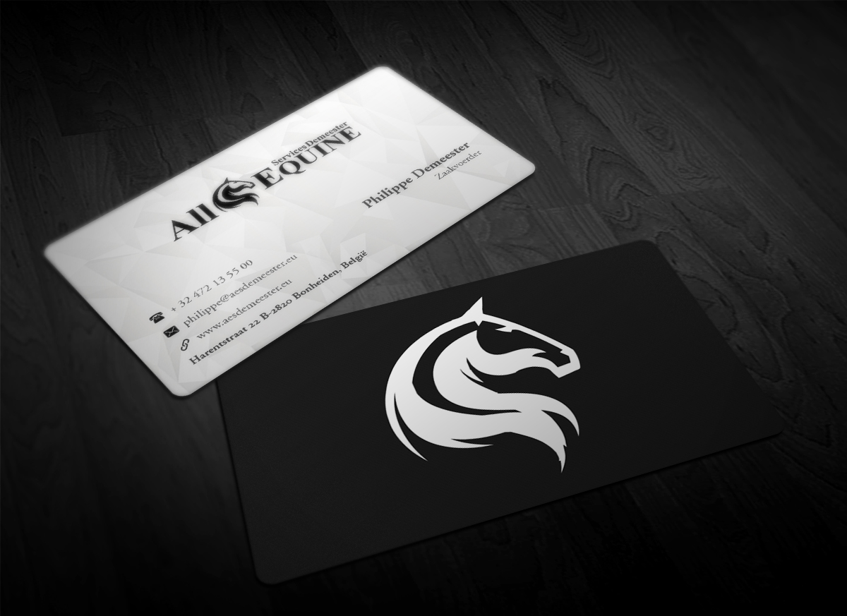 Business Card Design by Pointless Pixels India for All Equine Services Demeester | Design #11840230