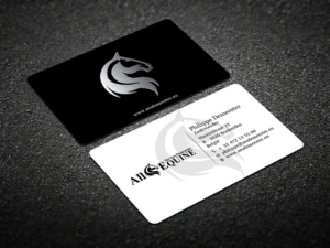 Business Card Design by Verified artistry (Design garden) for All Equine Services Demeester | Design: #11837243