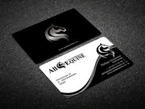 Business Card Design by Verified artistry (Design garden) for All Equine Services Demeester | Design: #11837245