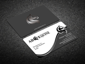 Business Card Design by Verified artistry (Design garden) for All Equine Services Demeester | Design: #11837246