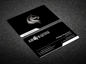 Business Card Design by Verified artistry (Design garden) for All Equine Services Demeester | Design: #11837248