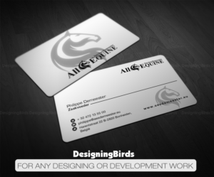 Business Card Design by Designing Birds for All Equine Services Demeester | Design: #11837953