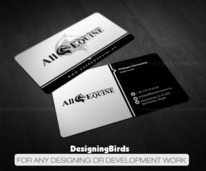 Business Card Design by Designing Birds for All Equine Services Demeester | Design: #11839254