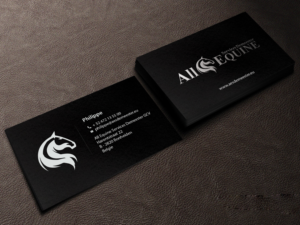 Business Card Design by Creations Box 2015 for All Equine Services Demeester | Design: #11841543