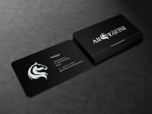 Visitenkarten-Design von Creations Box 2015 für All Equine Services Demeester | Design: #11852072