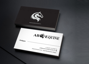 Visitenkarten-Design von Creations Box 2015 für All Equine Services Demeester | Design: #11852074