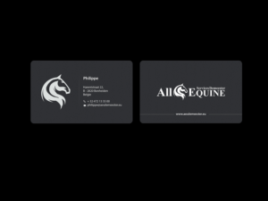 Visitenkarten-Design von Creations Box 2015 für All Equine Services Demeester | Design: #11852076