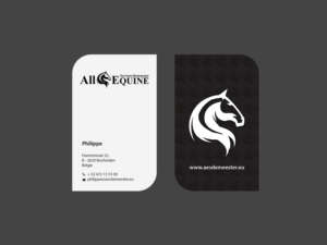Visitenkarten-Design von Creations Box 2015 für All Equine Services Demeester | Design: #11852077