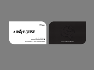 Visitenkarten-Design von Creations Box 2015 für All Equine Services Demeester | Design: #11852078