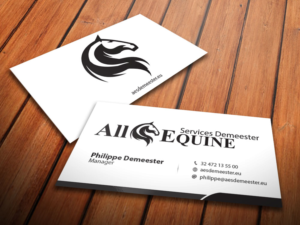 Design de Carte de Visite par primarydesigner2k9 pour All Equine Services Demeester | Design #11863570