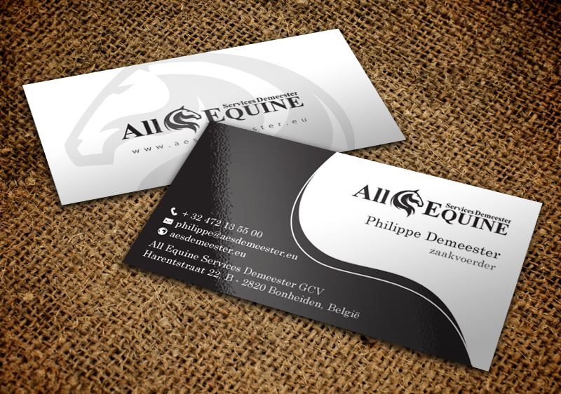Business Card Design by chandrayaan.creative for All Equine Services Demeester | Design #11839336
