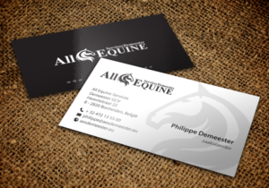 Business Card Design by chandrayaan.creative for All Equine Services Demeester | Design: #11839339