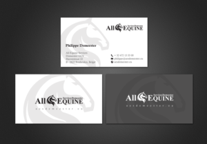 Design de Carte de Visite par chandrayaan.creative pour All Equine Services Demeester | Design #11868399