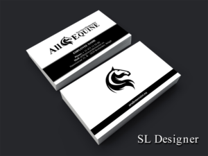 Business Card Design by SL Designer for All Equine Services Demeester | Design: #11827016