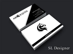 Business Card Design by SL Designer for All Equine Services Demeester | Design: #11827017
