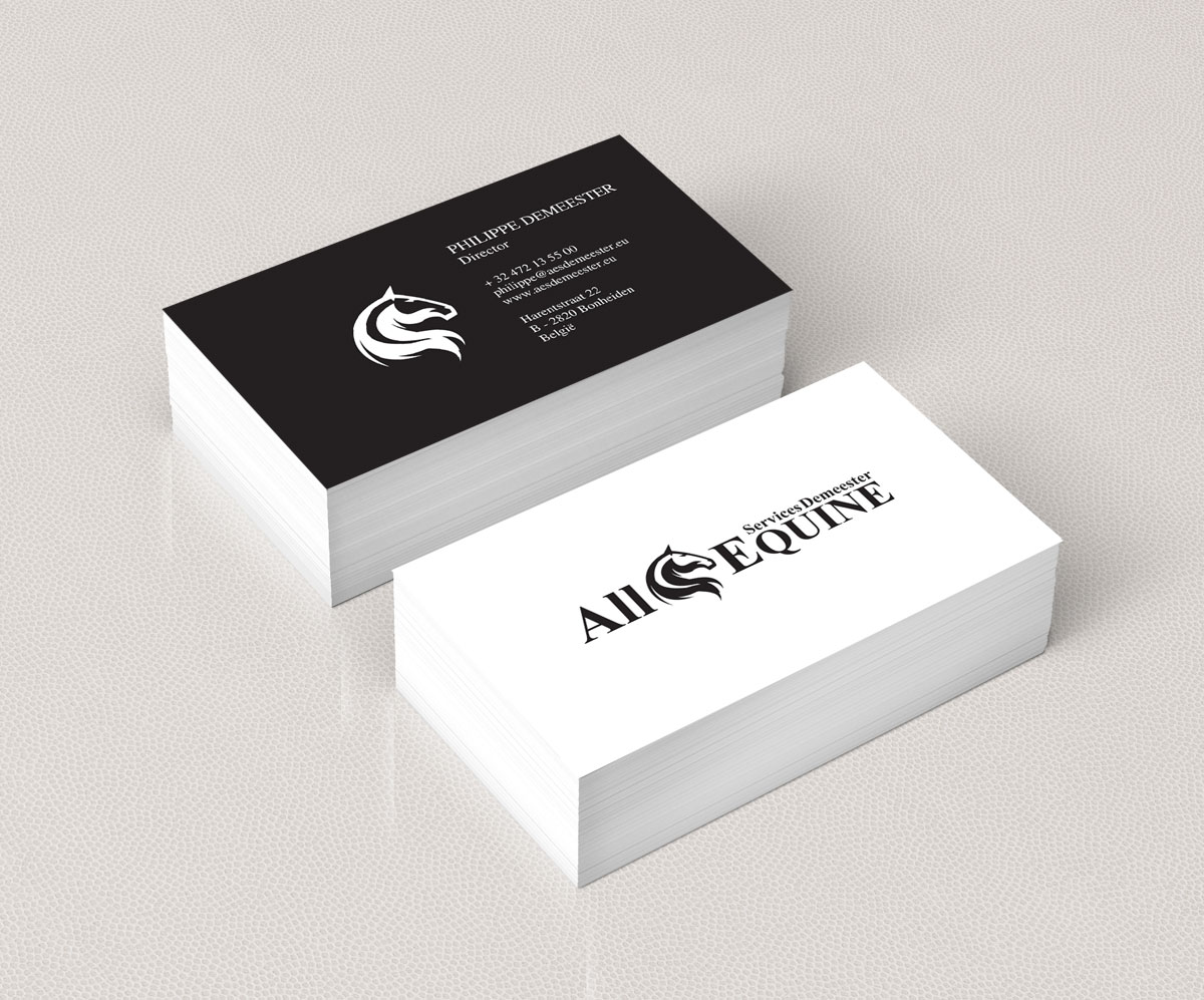 Business Card Design by alpesh9520 for All Equine Services Demeester | Design #11830854