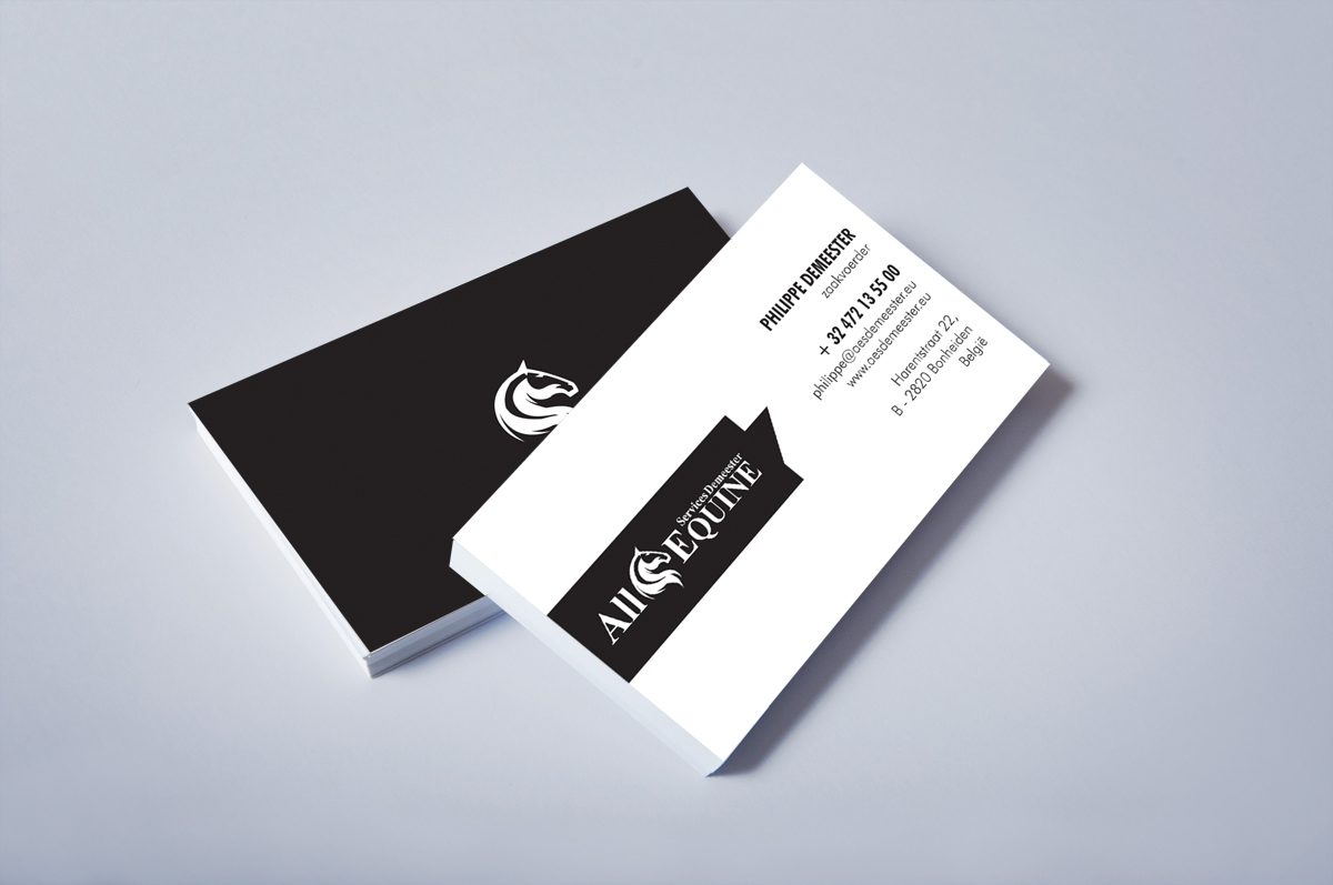 Business Card Design by alpesh9520 for All Equine Services Demeester | Design #11840971