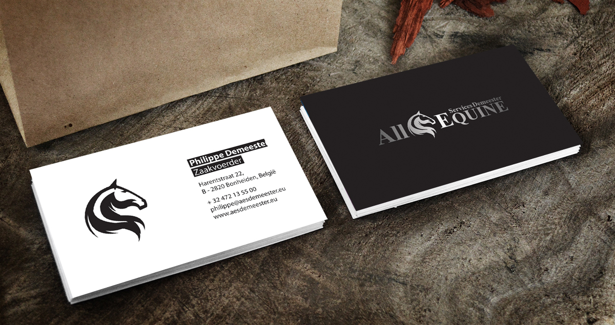 Business Card Design by alpesh9520 for All Equine Services Demeester | Design #11851711