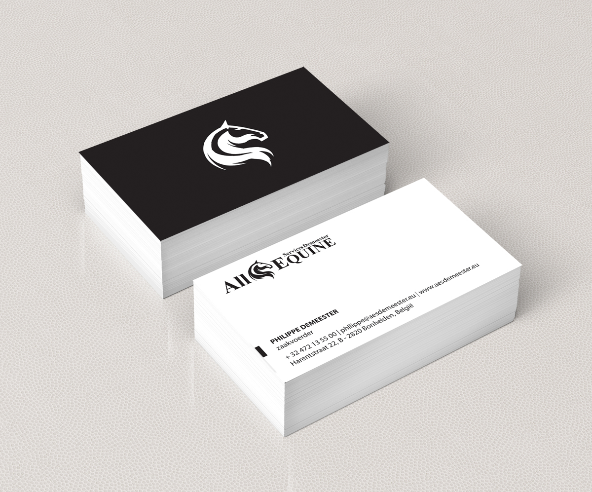 Business Card Design by alpesh9520 for All Equine Services Demeester | Design #11857608