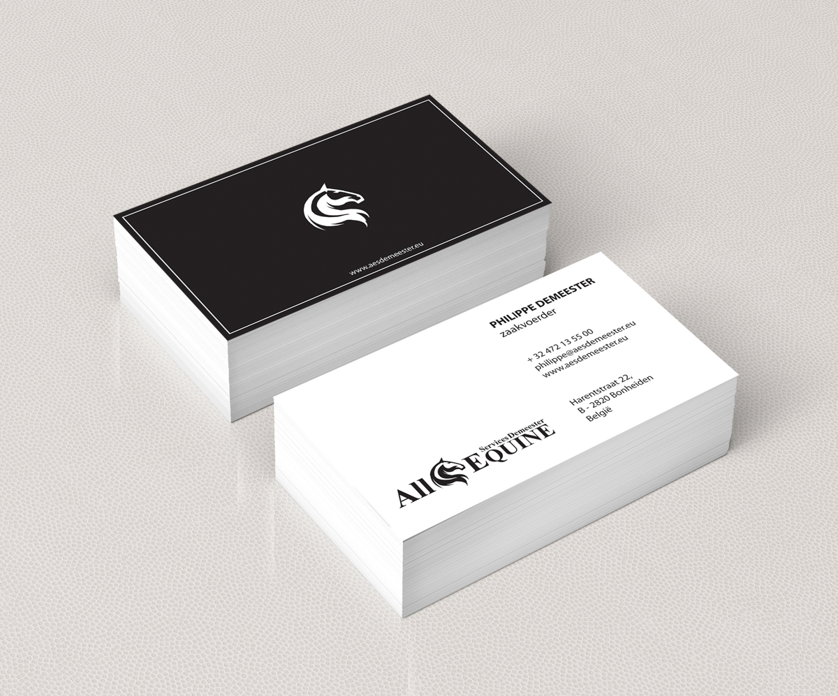 Business Card Design by alpesh9520 for All Equine Services Demeester | Design #11857623