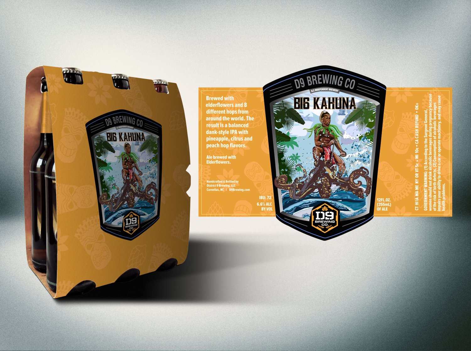 Logo Design by Kero for D9 Brewing Company | Design #11867542