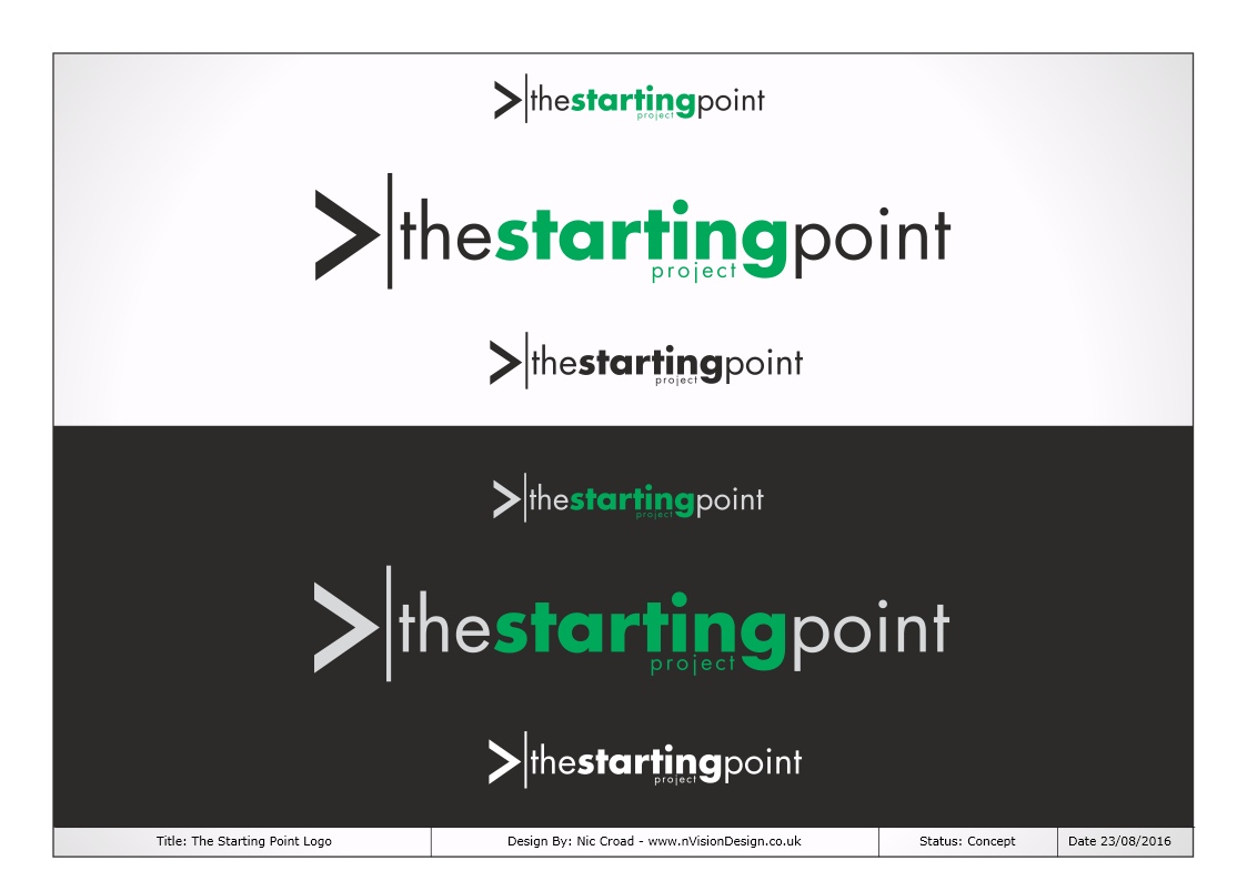 Logo Design by nvisiondesign.co.uk for The Starting Point Project | Design #11849086