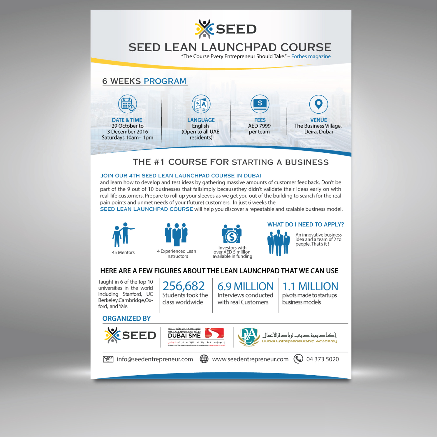Flyer Design by uk for Seed Tech Software Development L.L.C | Design #11837215