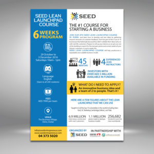 Flyer Design by uk for Seed Tech Software Development L.L.C | Design: #11837923