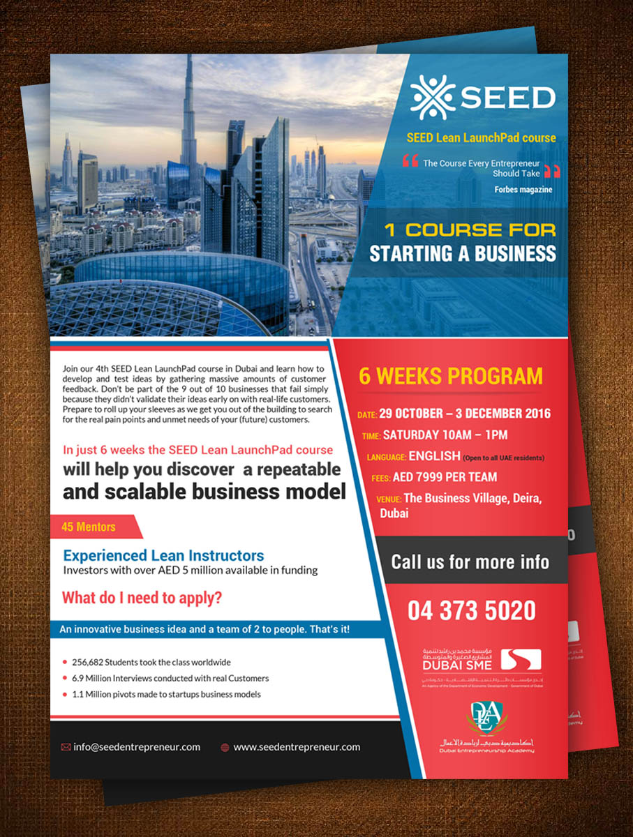 Design de Flyer par creative.bugs pour Seed Tech Software Development L.L.C | Design #11834753