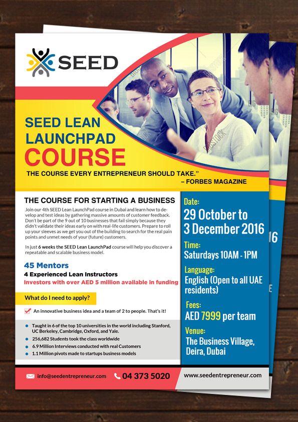 Flyer Design by creative.bugs for Seed Tech Software Development L.L.C | Design #11846278