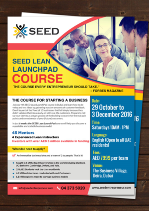 Flyer Design by creative.bugs for Seed Tech Software Development L.L.C | Design: #11846278