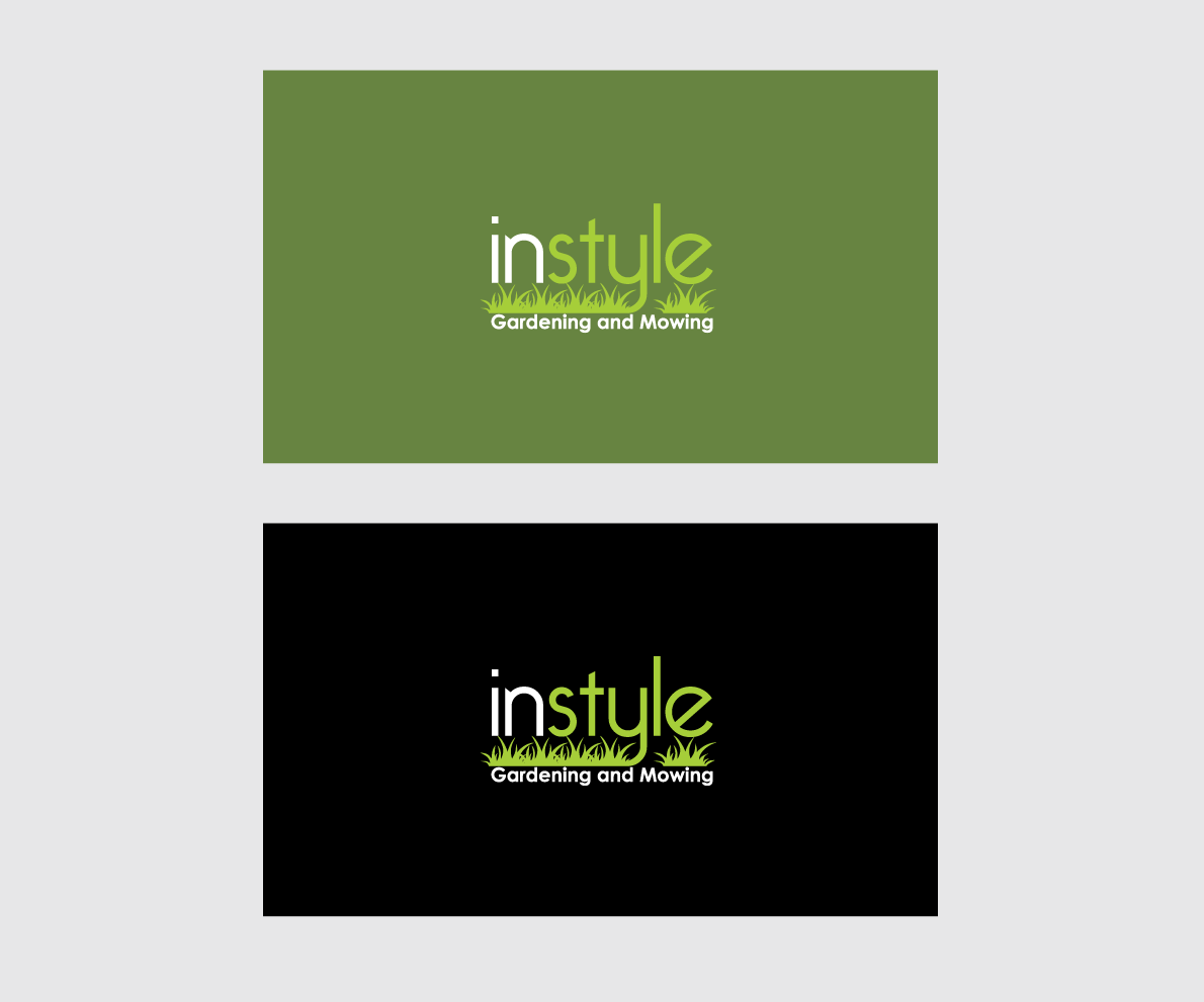 Logo Design by bijuak for Instyle Gardening and Mowing  | Design #11846491