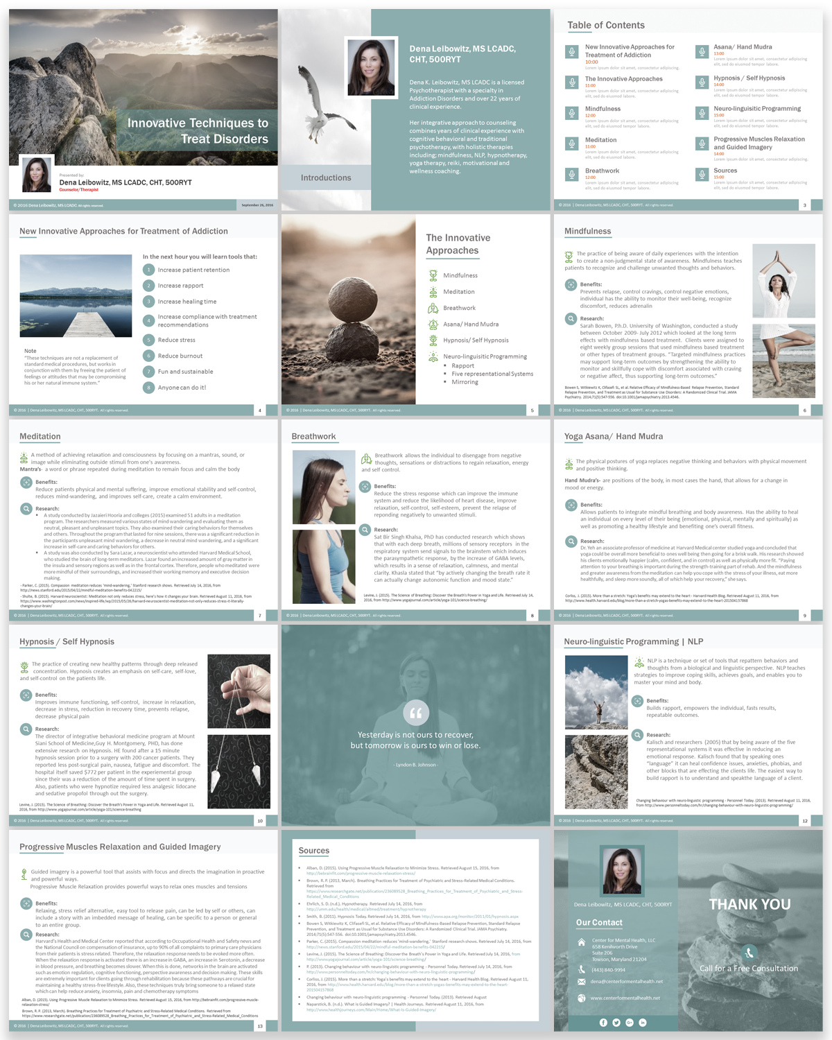 PowerPoint Design by Imazing for ZenLife Yoga Boutique & Juice Bar | Design #11971888