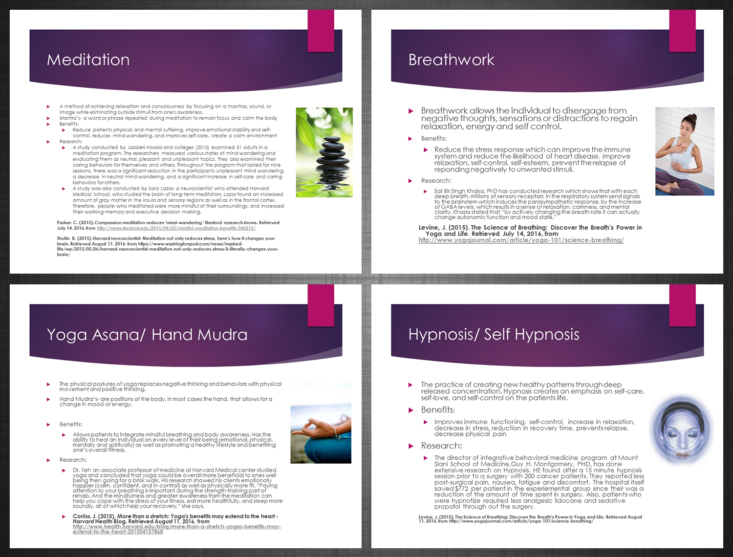 PowerPoint Design by Markowitz Design for ZenLife Yoga Boutique & Juice Bar | Design #11971723