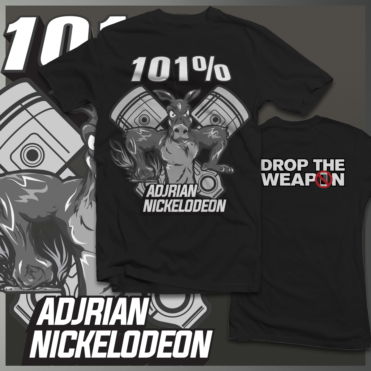 T-Shirt-Design von Ngoeg für AdjrianNickelodeon | Design #20274883