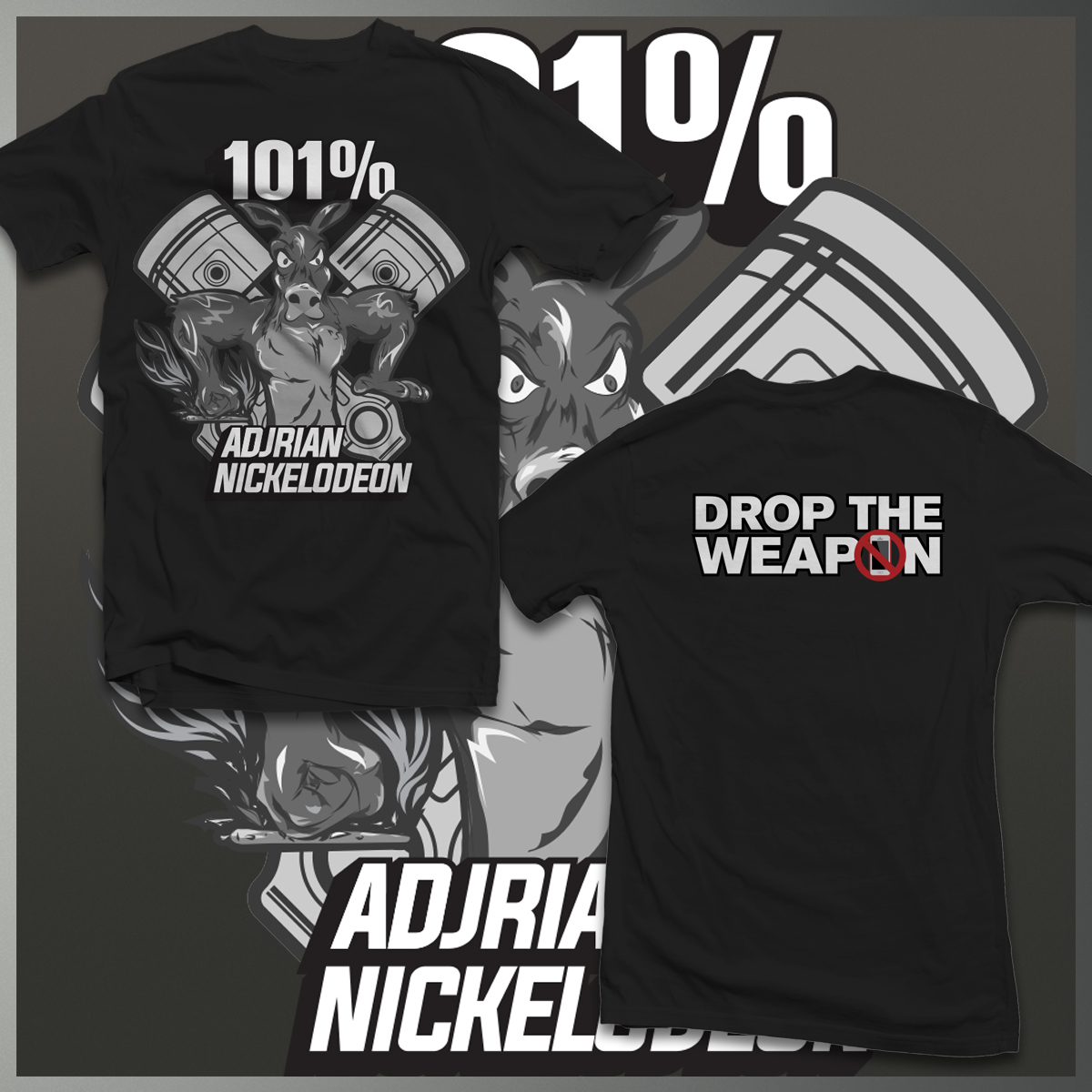 T-shirt Design by Ngoeg for AdjrianNickelodeon | Design #20274884