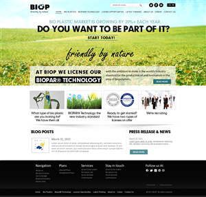 Web Design by Behriatech for BIOP Biopolymers Technologies AG | Design: #2412662