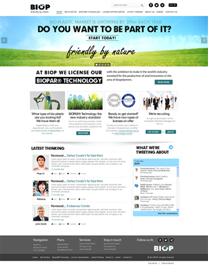 Web Design by Behriatech for BIOP Biopolymers Technologies AG | Design: #2416947