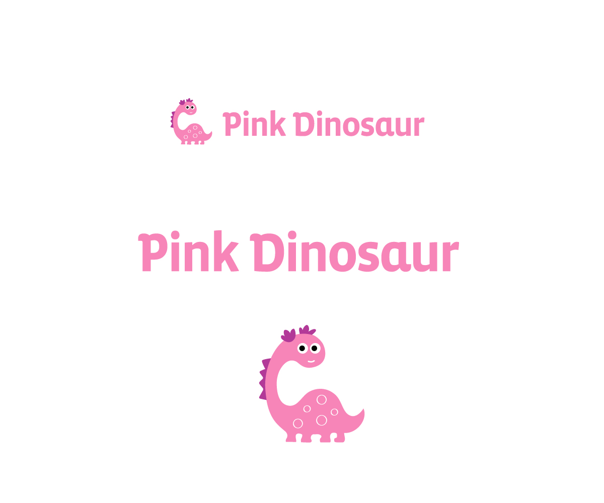 Logo Design by Davaus for Pink Dinosaur Kids  | Design #11863886
