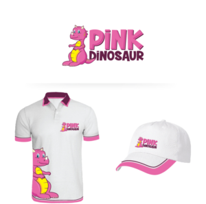 Logo Design by debdesign for Pink Dinosaur Kids  | Design: #11857467