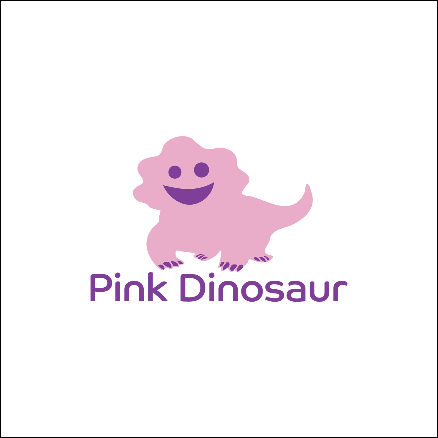 Logo Design by iqbalkabir for Pink Dinosaur Kids  | Design #11855515