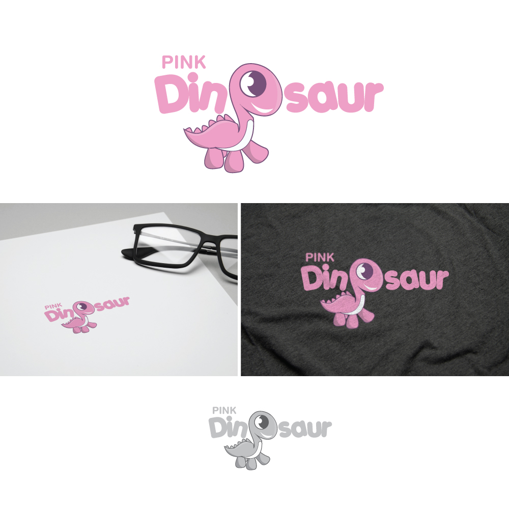 Logo-Design von ecorokerz für Pink Dinosaur Kids  | Design #11857173