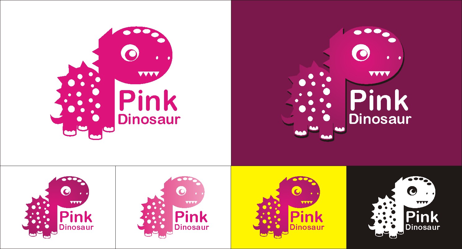 Logo Design by raajesh for Pink Dinosaur Kids  | Design #11869841