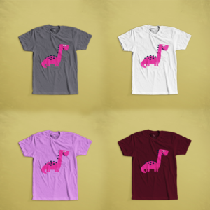 Logo-Design von Shayo93 für Pink Dinosaur Kids  | Design: #11898951