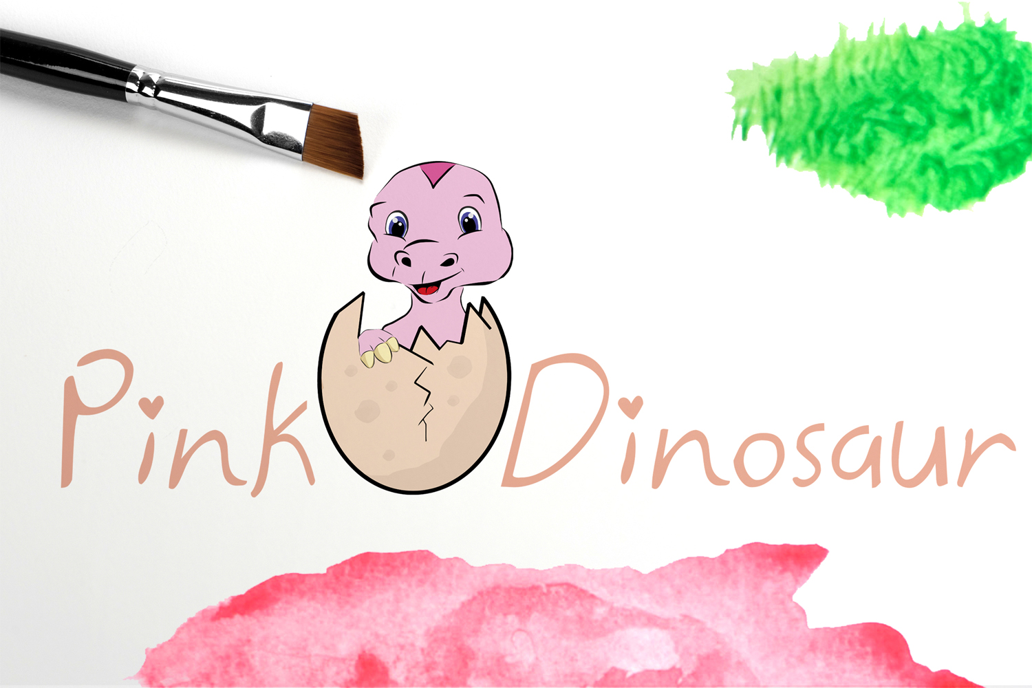 Logo Design by miadulce_krrys133 for Pink Dinosaur Kids  | Design #11860909
