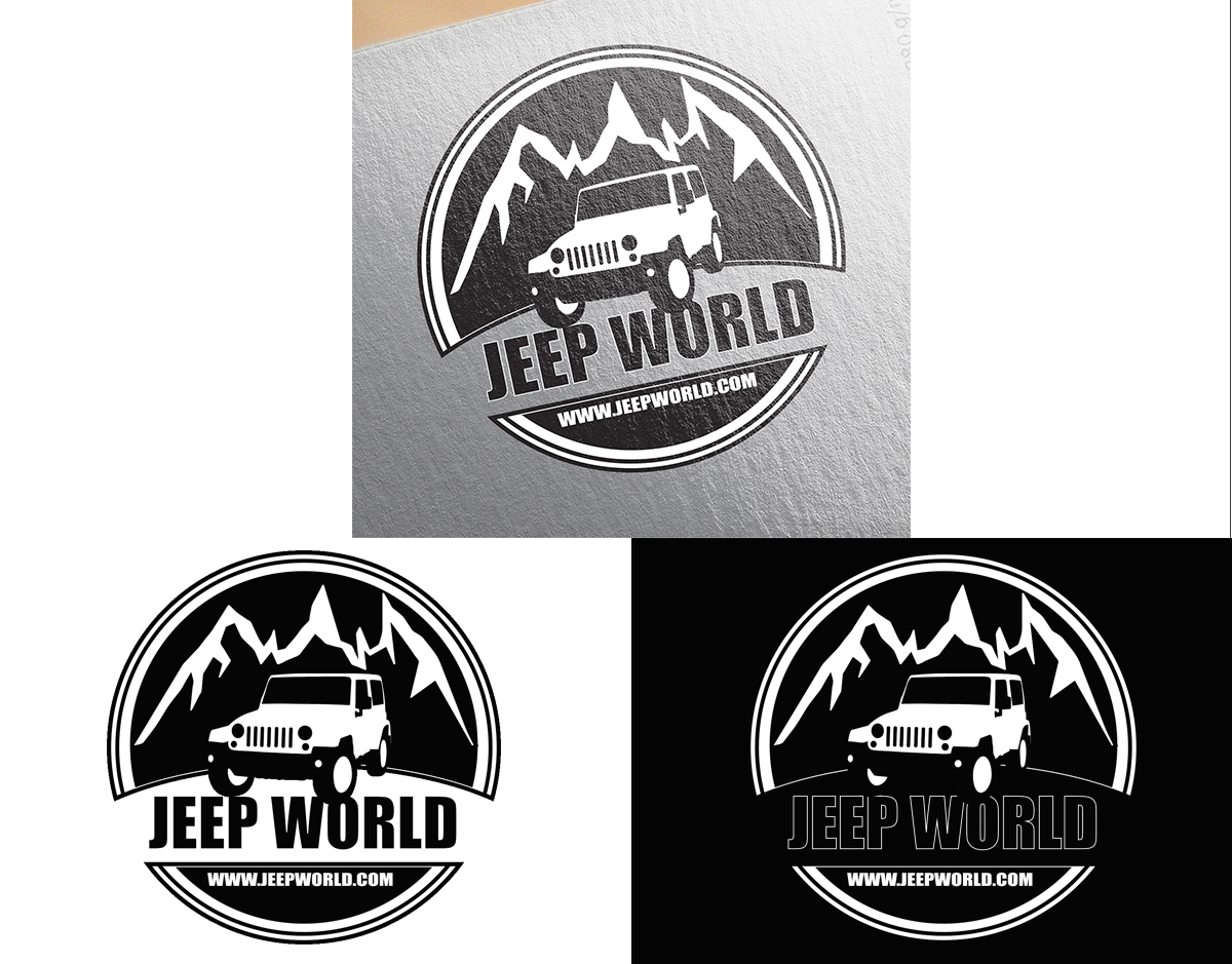 Logo Design by DL Design  for jeepworld.com | Design #11853378
